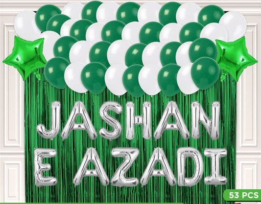 Jashan e Azadi Decoration Theme Set For Happy Independence Day Celebration