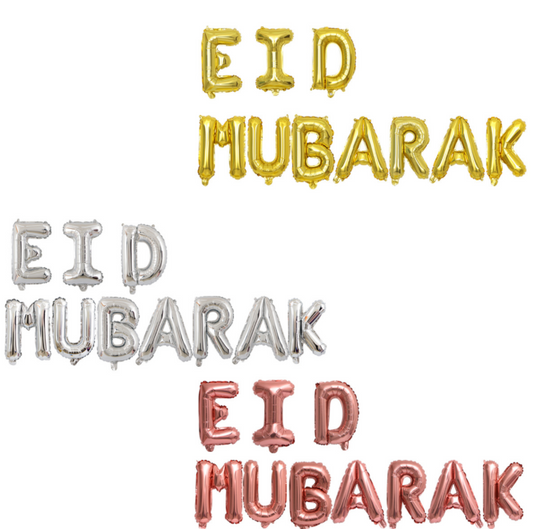 Eid Mubarak Foil Balloons