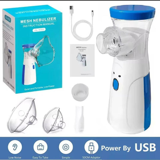 Mini Portable USB Medical Silent Mesh Nebuliser Handheld Asthma Inhaler Atomizer for Kids Adult Health Care 