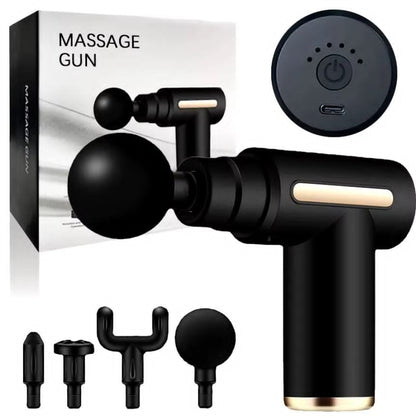 Massage Gun 4 in 1 Multifunctional, Full Body Massage Equipment Set for Deep Tissue Relief & Full Body Relaxation