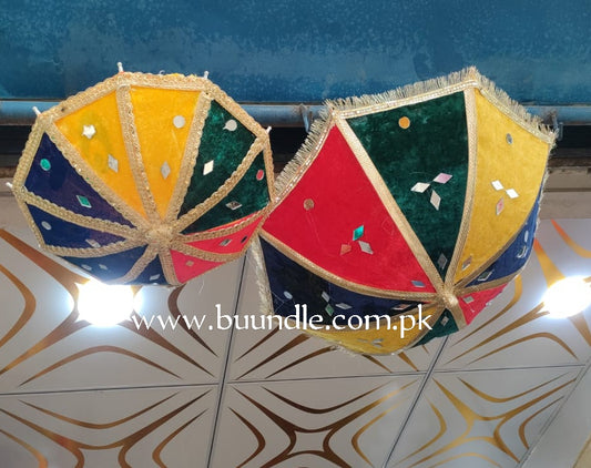 Colorful Umbrellas For Mehndi, Wedding, Bridal Shower Decoration/ Photographs – Small Large Size
