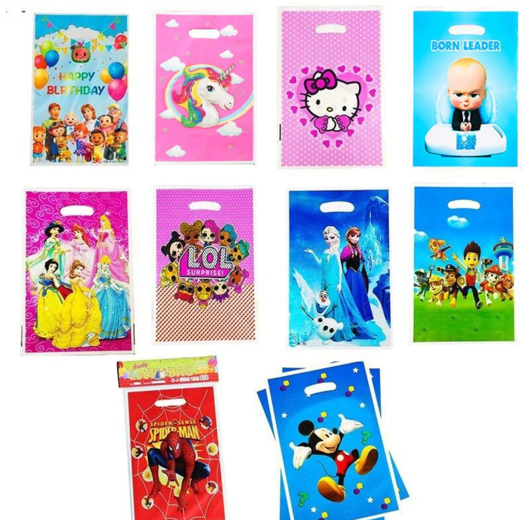 Cartoon theme Gift Favor/ Loot Bags   for Party Supplies