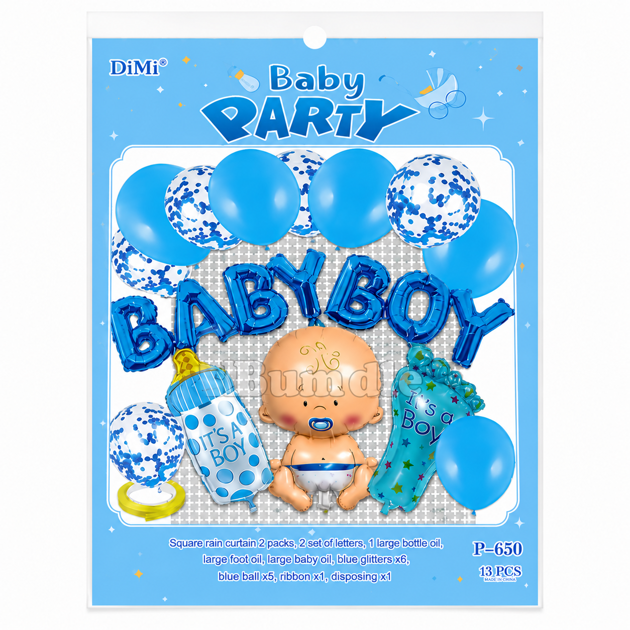 Baby Boy Theme Set for Welcome Baby Boy / Baby Shower Event Decoration and Celebration