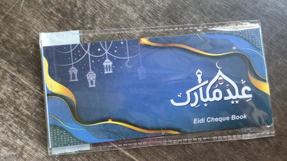 Eidi Cheque Book, 10 cheque's per book
