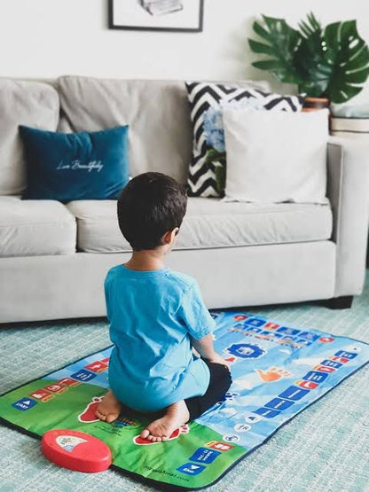 Full Size (3.75ft x 2.3ft almost)  Educational Prayer Mat in 7 Different Languages with 36 Active Touch Sensitive Keys with Box Packing /Cell Operate