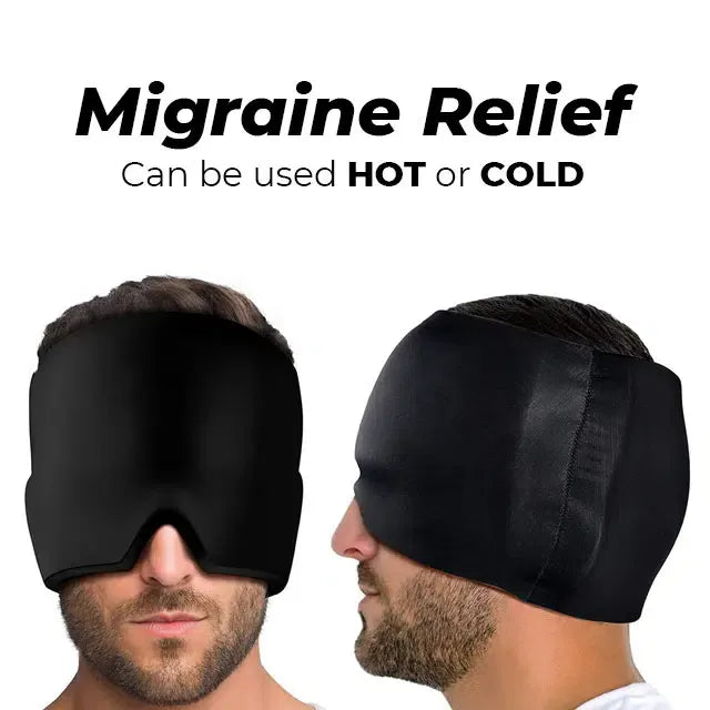 Migraine Relief Cap Headaches, Sinuses, Tension Relief for Men & Women Hot and Cold Therapy Relaxing Thermax Migraine Cap