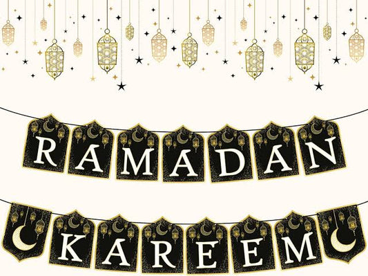 Ramadan Kareem Card Banner For Ramadan Iftar Party Decoration and Celebration Banner
