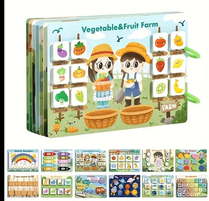Kids easy learning educational busy book- Buundle.com.pk