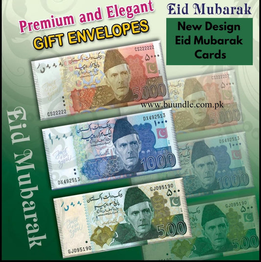 Money Design Eidi Envelopes Pack of 10