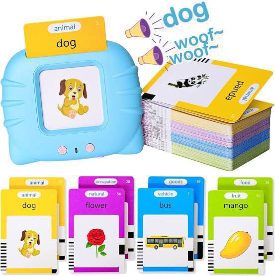 Rechargeable Educational Speaking Card Toy (with 112 Cards / 224 Words