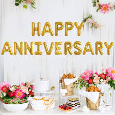 Happy Anniversary Foil Balloons 16 inches