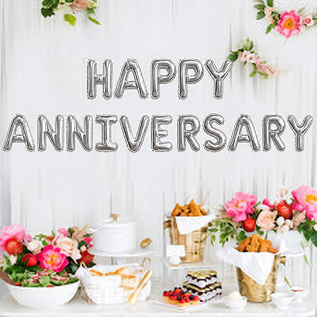 Happy Anniversary Foil Balloons 16 inches