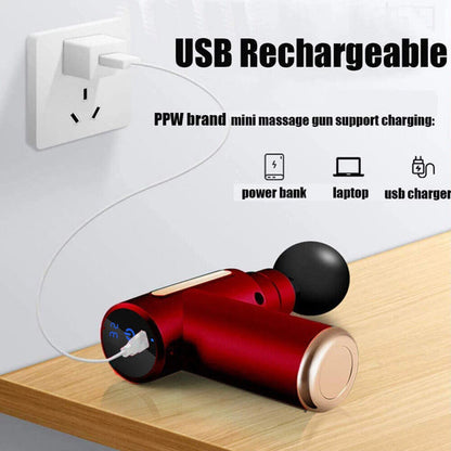 Massage Gun 4 in 1 Multifunctional, Full Body Massage Equipment Set for Deep Tissue Relief & Full Body Relaxation