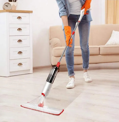 2 in 1, 360 Degree Water Spray MicroFiber Mop