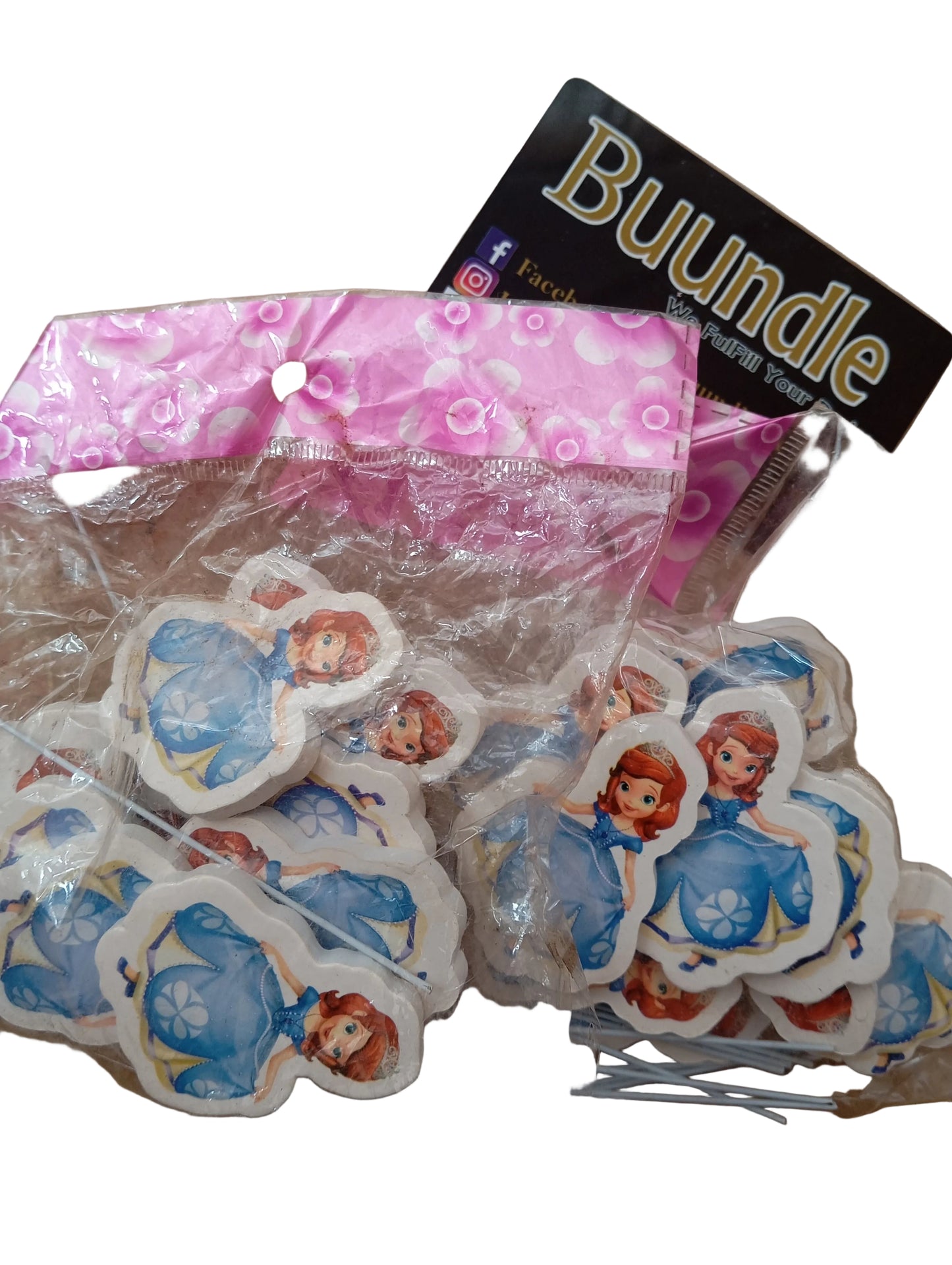 Elsa/ Frozen Themed Cake Toppers 10 pcs