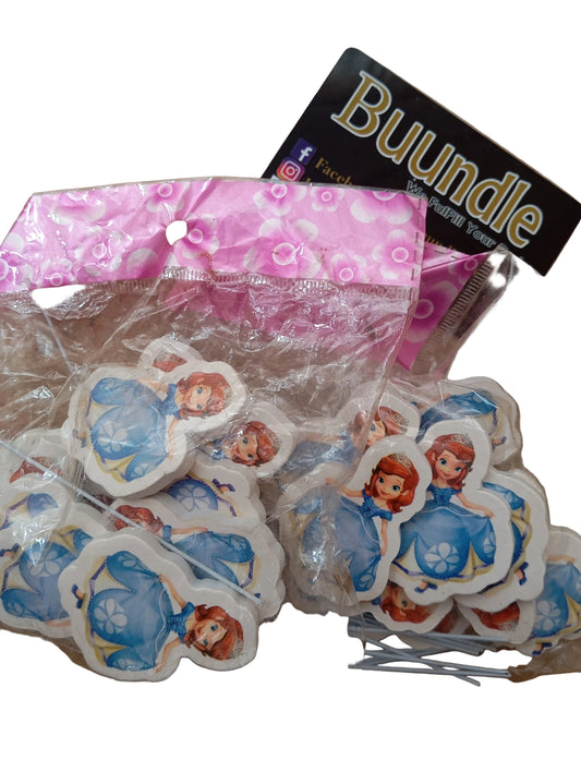 Elsa/ Frozen Themed Cake Toppers 10 pcs