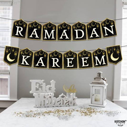 Ramadan Kareem Card Banner For Ramadan Iftar Party Decoration and Celebration Banner