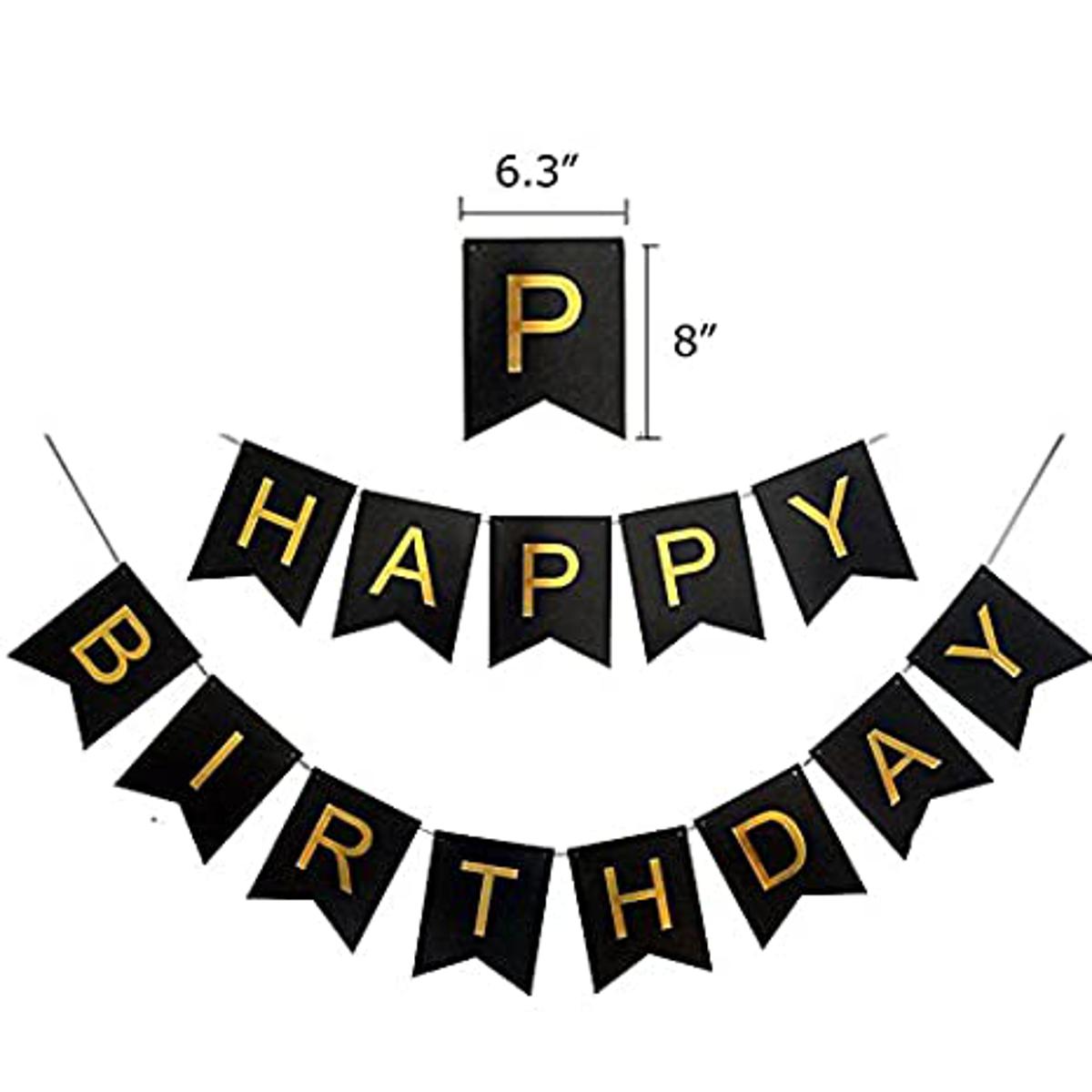 13pcs Happy Birthday Card Chain Banner For Birthday Party Decoration and Celebration