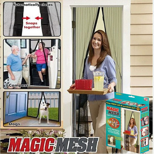 Magic Mesh Hands Free Magnetic Screen Door 
Size : 84 Inch Height X 40 Inch Width