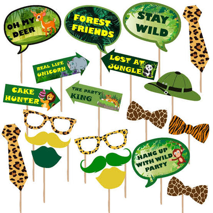 Jungle theme Party props