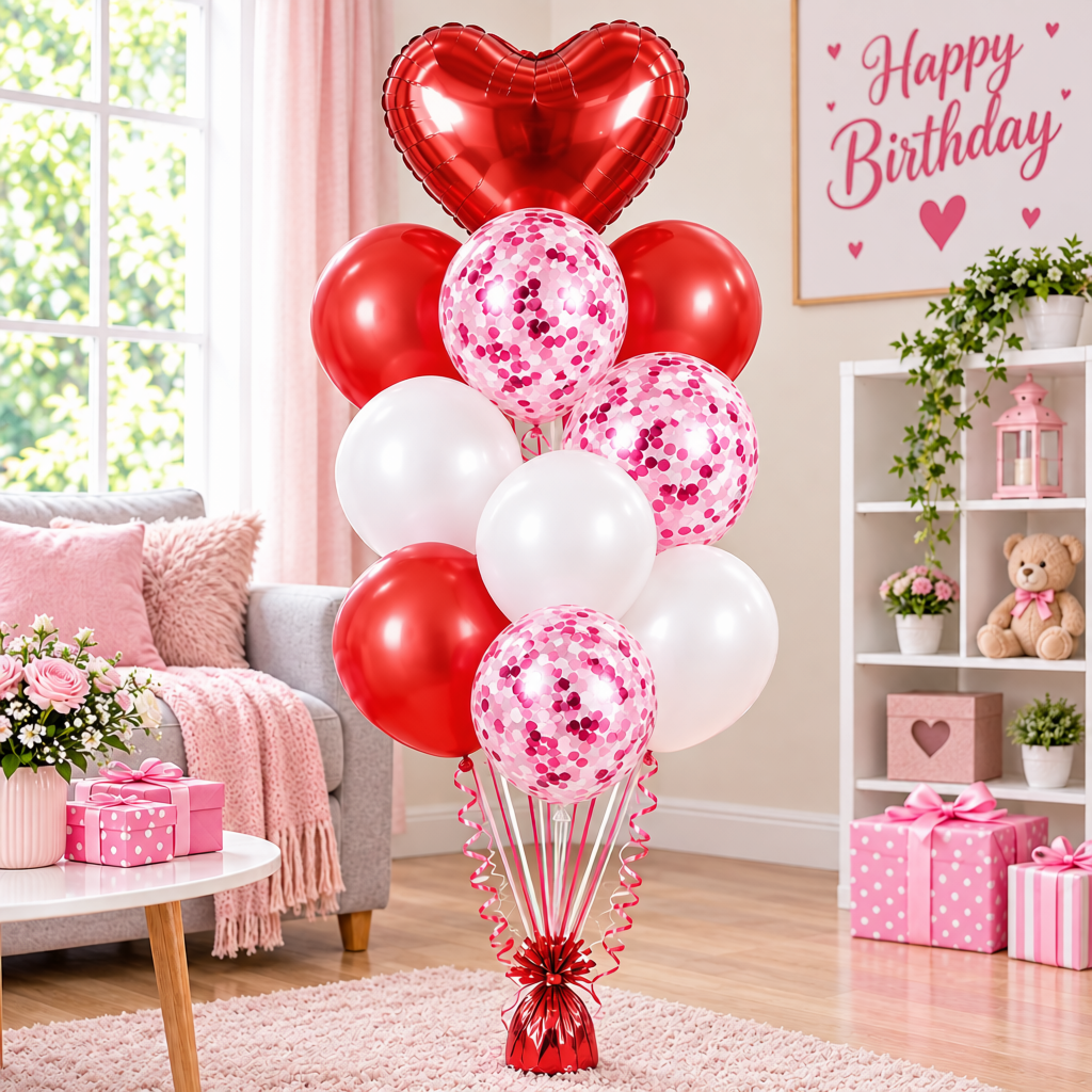 9 Pcs Balloons Set