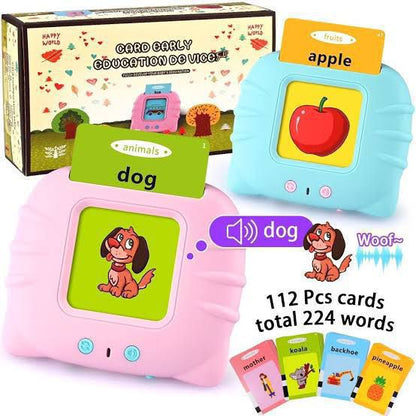 Rechargeable Educational Speaking Card Toy (with 112 Cards / 224 Words
