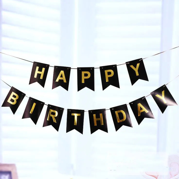 13pcs Happy Birthday Card Chain Banner For Birthday Party Decoration and Celebration