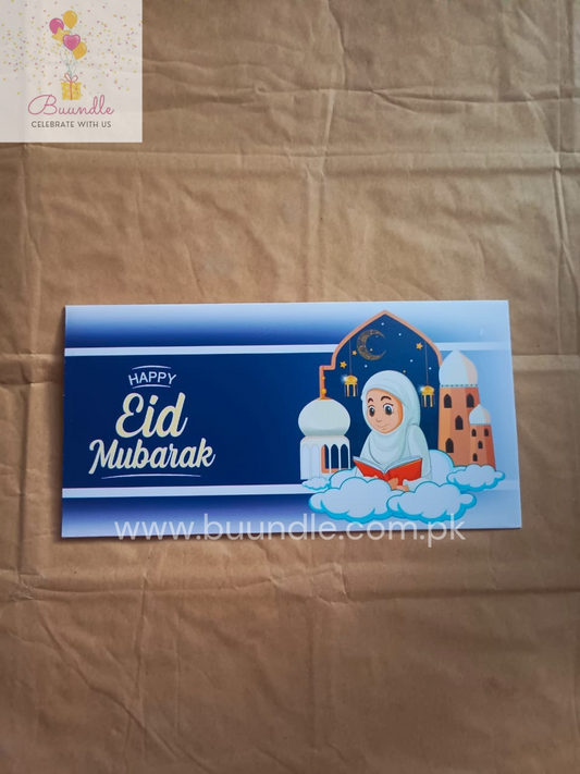 Eidi Envelopes Blue Girl Design Pack of 20