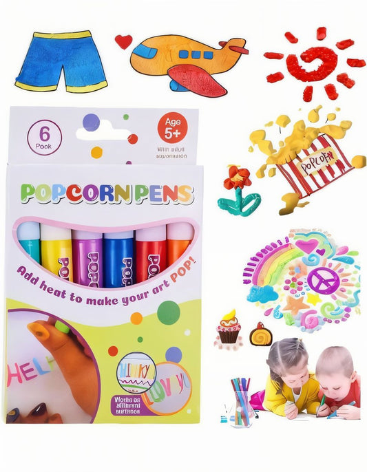 Popcorn Liquid Heat Apply Markers Set