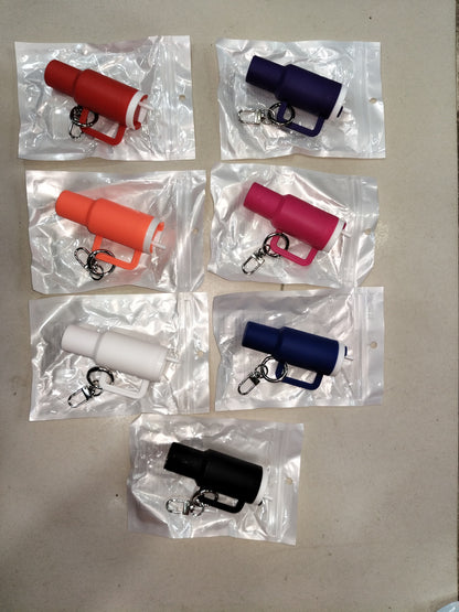 Mini Stanley Style Tumbler Keychain – Portable Storage Cup Keyring