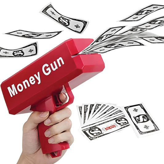 Supreme Cash Gun with 100 Dollar Notes
