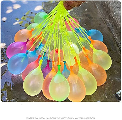 111pc Water Balloons Set - Quick Fill in 60 seconds - Fast and Fun Water Games