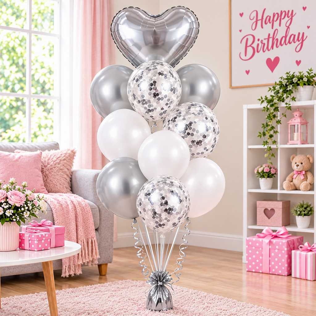 9 Pcs Balloons Set