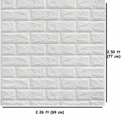 Self adhesive brick Sheets