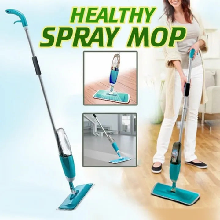 2 in 1, 360 Degree Water Spray MicroFiber Mop