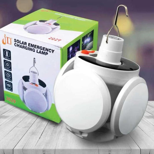 Solar 2in1 Charging Foldable Hanging 5 Bulbs Light