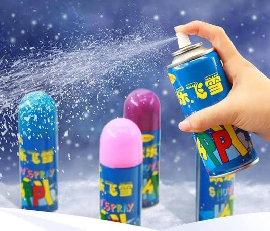 "SNOW" Spray Party Supplies Pack Of 3 Buundle 